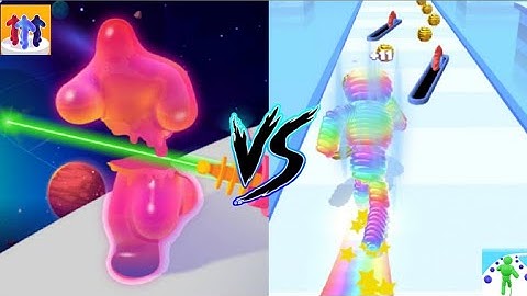 Blob Runner 3D VS Rope man run 3D - Max Level All Levels Gameplay Walkthrough Android.