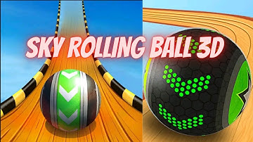 Sky Rolling Ball 3D - Android and ios gameplay  -Level 24 to 25