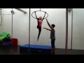 My second aerial hoop lesson