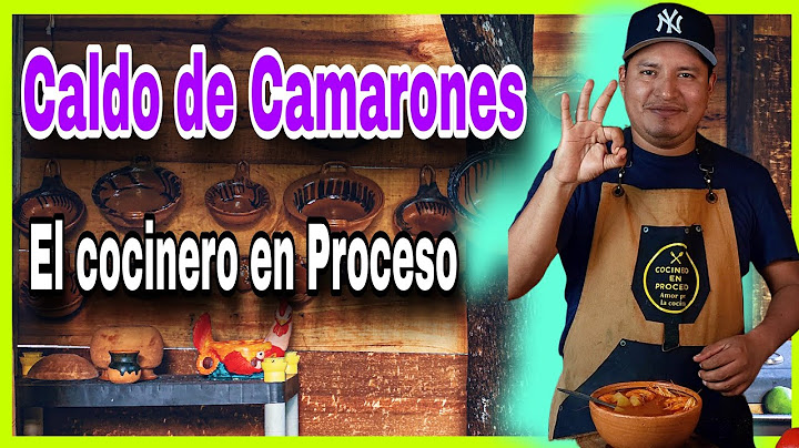 ¡Caldo de CAMARONES! FACIL y DELICIOSO para el Frio | El Cocinero en Proceso#recetas