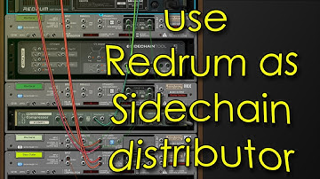 i used Redrum as a Sidechain Hub (eng)