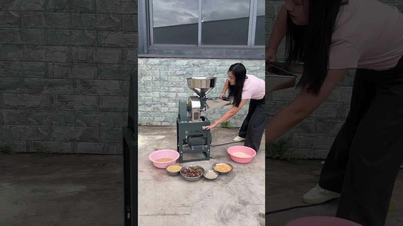 spice grinder with 1 phase electric motor 