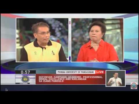 Santiago grills Roxas on his excellence