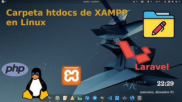 Configurar la carpeta htdocs de xampp en linux ubuntu | xampp php linux