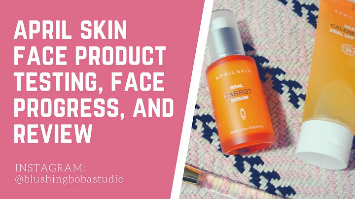 april skin product testing, face progress, and rev...