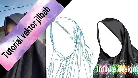 Tutorial membuat vektor jilbab di aplikasi infinite design|simple untuk pemula