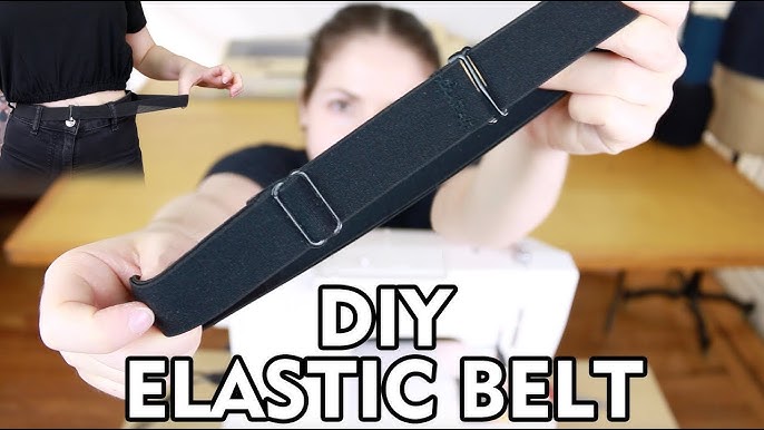 How to Sew a DIY Elastic Fashion Belt! 