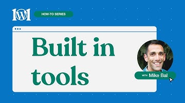 Built in tools on WordPress.com