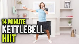 14 Minute Intermediate Home Kettlebell Workout | The Body Coach TV