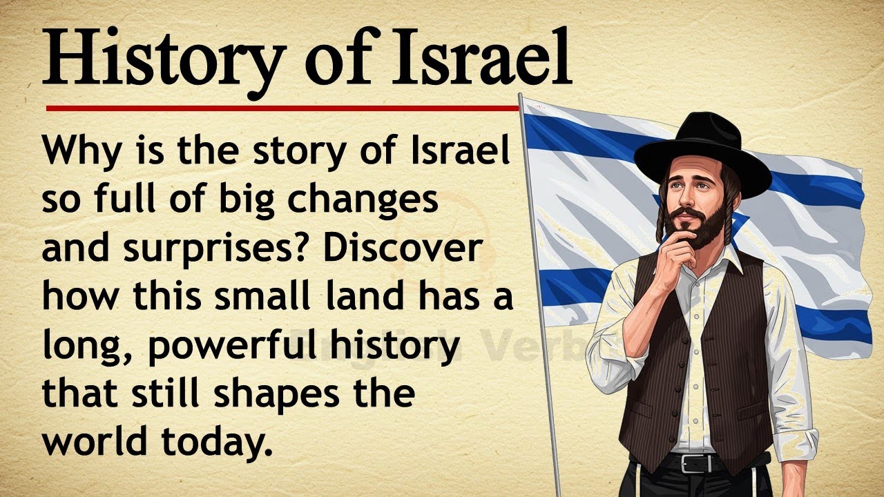 History Of Israel || 🇮🇱📜 Learn English Through Story Level 2 || Graded Reader 🎧