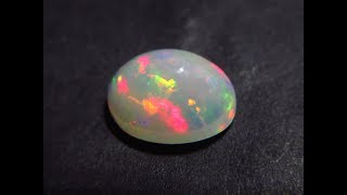 PA04 - 2.09 Cts Batu cincin Opal Kalimaya Natural Ethiopia-Ethiopian-Afrika-Africa-African-Welo-Wello Jarong