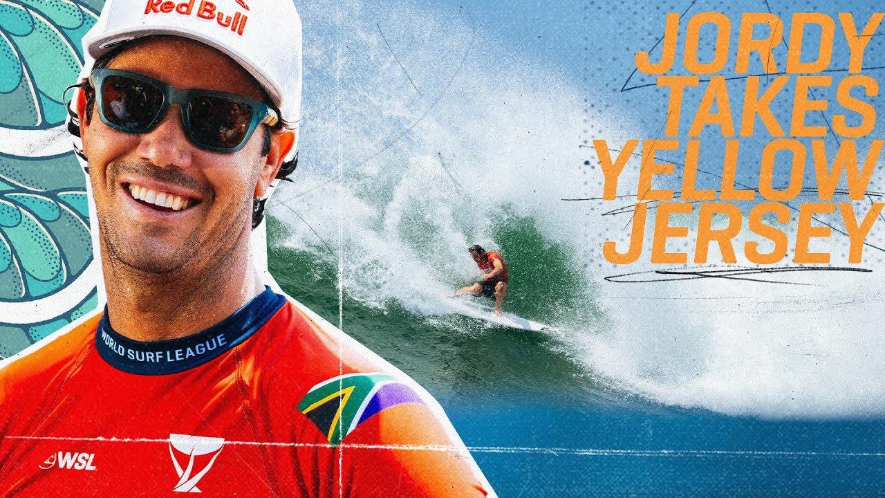 Jordy Smith takes the Yellow Leaders Jersey, leads the world's