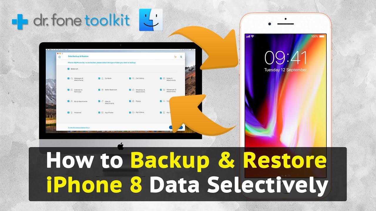 How to backup an iphone 8