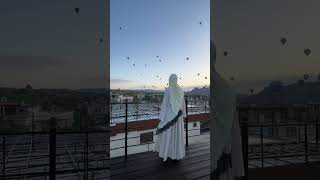 #travel #turquie #türkiye #hotairballoon #balloon #cappadoce #cappadocia #sunrise #hijabi #göreme
