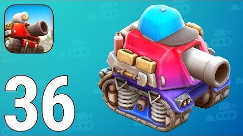 Pico Tanks Gameplay Walkthrough Part 36 - Berry Gradient Slinky Cannon Tank [iOS/Android Games]