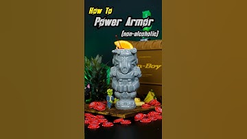 Power Armor (Mocktail Inspired by Fallout [non-alcoholic]) #fallout #sincitybartender #nonalcoholic