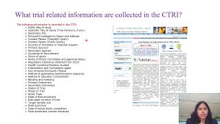 Famous Lecture-23 Case study-VI Clinical trials registration Profile
