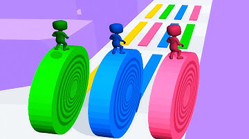 LAYERS ROLL game MAX LEVEL 🌈🤑💚 Gameplay All Levels Walkthrough iOS, Android New Game Hyper MobilePro