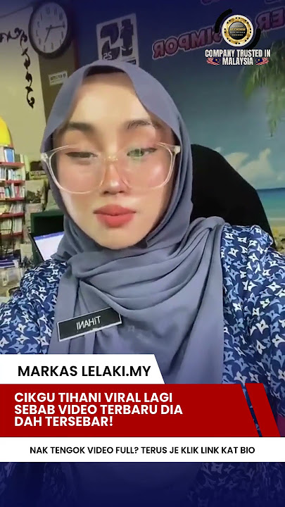 Cikgu Tihani viral lagi sebab video terbaru dia tersebar!