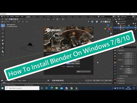 How To Install Blender On Windows 7/8/10