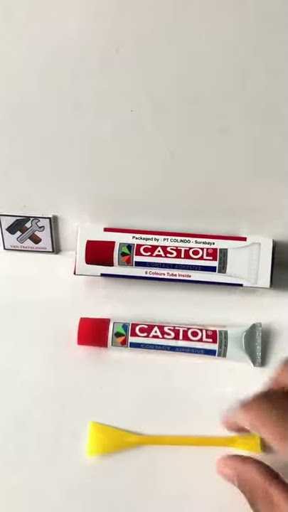 LEM CASTOL PEREKAT KUNING ELASTIS TAHAN PANAS ELASTIC CONTACT ADHESIVE ELASTIC T6