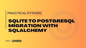 015 SQLite to PostgreSQL Migration with SQLAlchemy