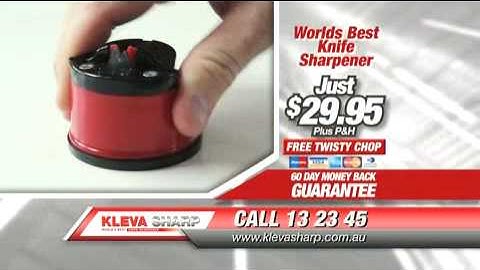 KLEVA Sharp - The worlds best knife sharpener
