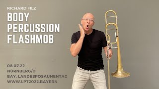 BODY PERCUSSION Flashmob mit Instrument // Herzlich Willkommen (Richard Filz)