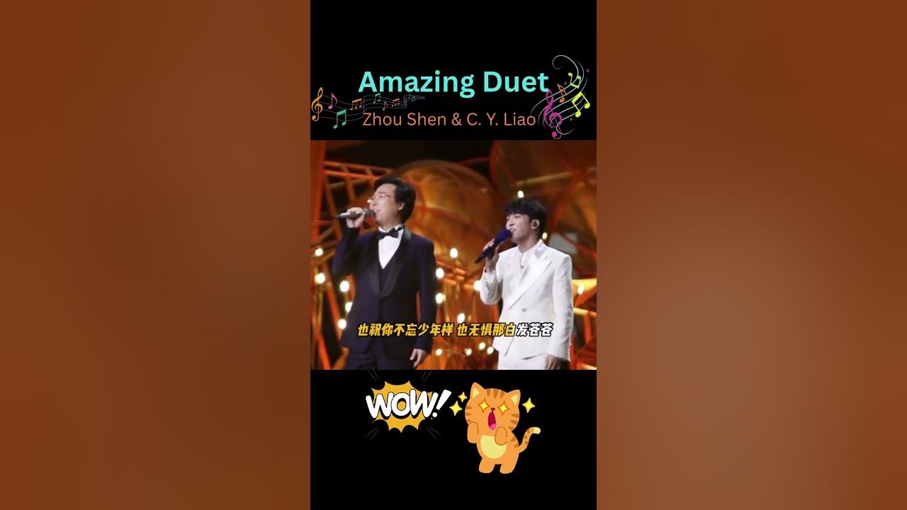 Beautiful Music! Amazing Duet of Zhou Shen 周深 & C.Y. Liao  TikTok never_end_loving_charlie
