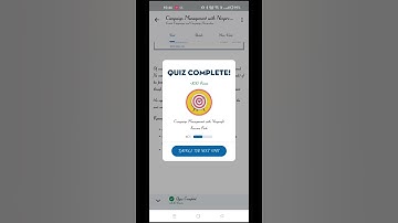 Campaign Management with Nonprofit Success Pack | Salesforce Trailhead | Quiz Solution