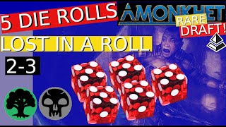 AMONKHET REMASTERED DRAFT!!!LOST 5 DIE ROLLS IN A ROLL!