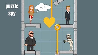 puzzle spy game pull the pin game /game (rescue the beauty) screenshot 4