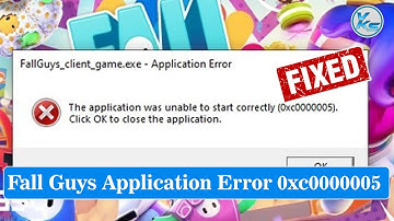 ✅ How To Fix FallGuys_Client_game.exe - Application Error | Fall Guys Application Error 0xc0000005