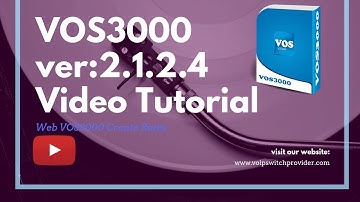 Web VOS3000 Create Rates