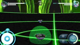 Beyblade Burst App Battle - Kinetic Satomb S3 Vs Nightmare Luinor L3 Round 2