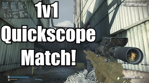 1v1 Quickscope Match - A Bit Of Fun In Call Of Duty Ghosts - Xbox One - HD