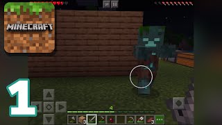 Minecraft: PE - Gameplay Walkthrough Part 1 - Survival (iOS, Android)