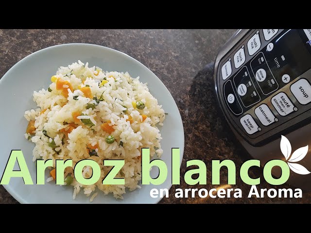 Arroz con verduras en arrocera 