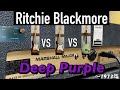 【試奏動画】Ritchie Blackmore Sound(Deep Purpleの1973年まで) /Smoke on the water riff【弾き比べ】