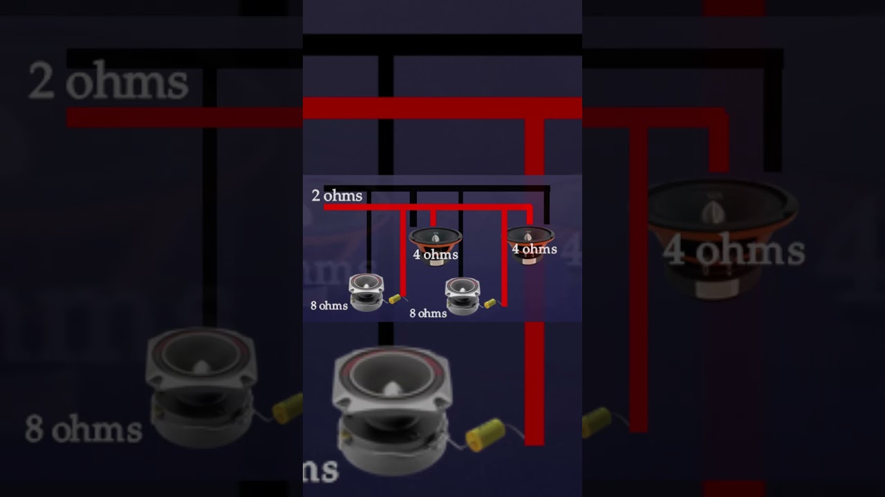Como se conecta una bocinas y un tweeter juntos  
