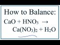 Balancing Chemical Equations Concepts