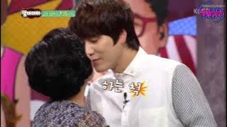 [HD] 130908 KYUHYUN - Kiss & Waltz with his mom