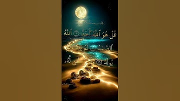 🌙 سورة الاخلاص #سورة_الإخلاص #قرآن #تلاوة_خاشعة #اكسبلور