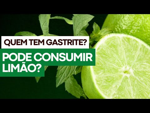 Quem tem GASTRITE pode consumir limão? - YouTube