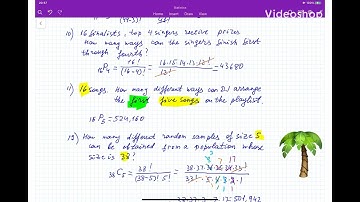 Statistics_Problems: Ch.3.4: Permutation, Combination