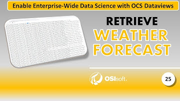 Data science with OCS Dataviews - Retrieve weather forecast