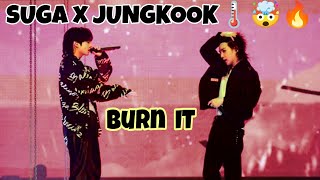 Burn IT 🥵 SUGA x JUNGKOOK🔥D-Day The Movie🤯 #newvideo #bts #btsarmy #suga #jk #burnit #dday #ddaytour