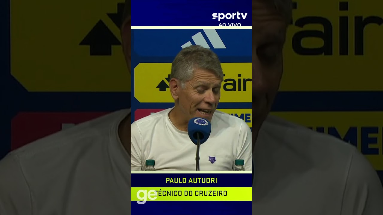 PAULO AUTUORI SINCERÃO MANDOU A REAL | CRUZEIRO X ATHLETICO | #shorts | ge.globo