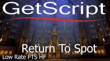 Return To Spot - Use NPC Low Rates - Adrenaline Script