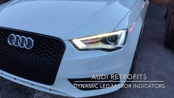 Audi Dynamic LED Sweeping Mirror Indicators